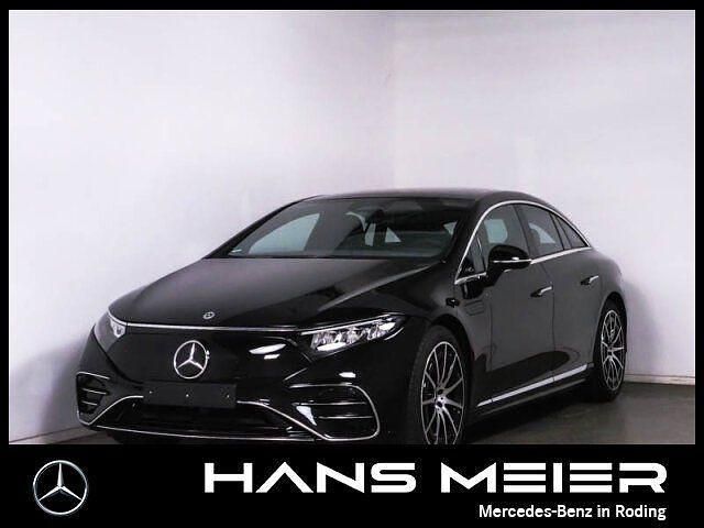 Lack obsidianschwarz Gebraucht 2023 Mercedes EQS450+ AMG Limousine | 72.777 € (Fairer Preis) - Bild 1/4