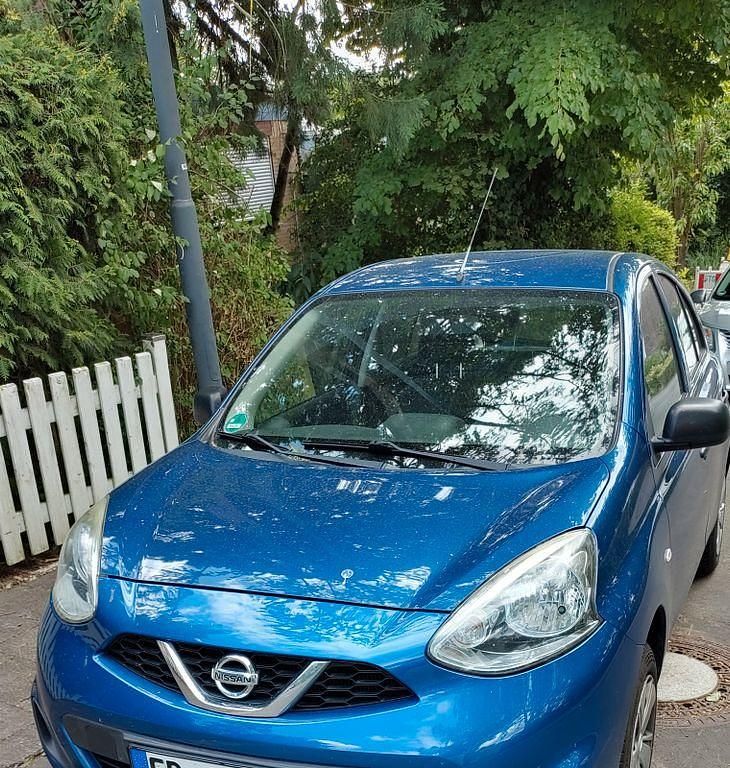 Gebraucht Nissan Micra Visia 80 PS (58 kW) 2015 Blau Kleinwagen