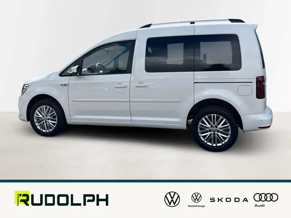 Gebraucht VW Caddy Highline 150 PS (110 kW) 2020 Candyweiß Van / Kleinbus