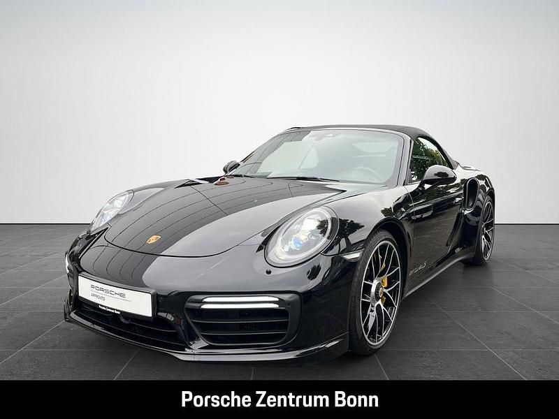 Tiefschwarzmetallic Gebraucht 2017 Porsche 911 Turbo S Cabriolet Cabrio | 164.911 € - Bild 1/4