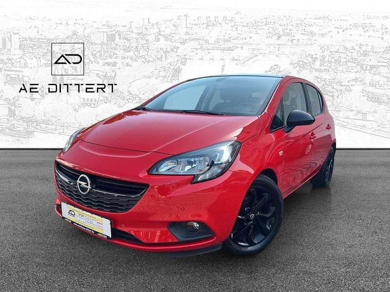 Rot Gebraucht 2018 Opel Corsa Color Edition Kleinwagen | 9.990 € (Fairer Preis) - Bild 1/4
