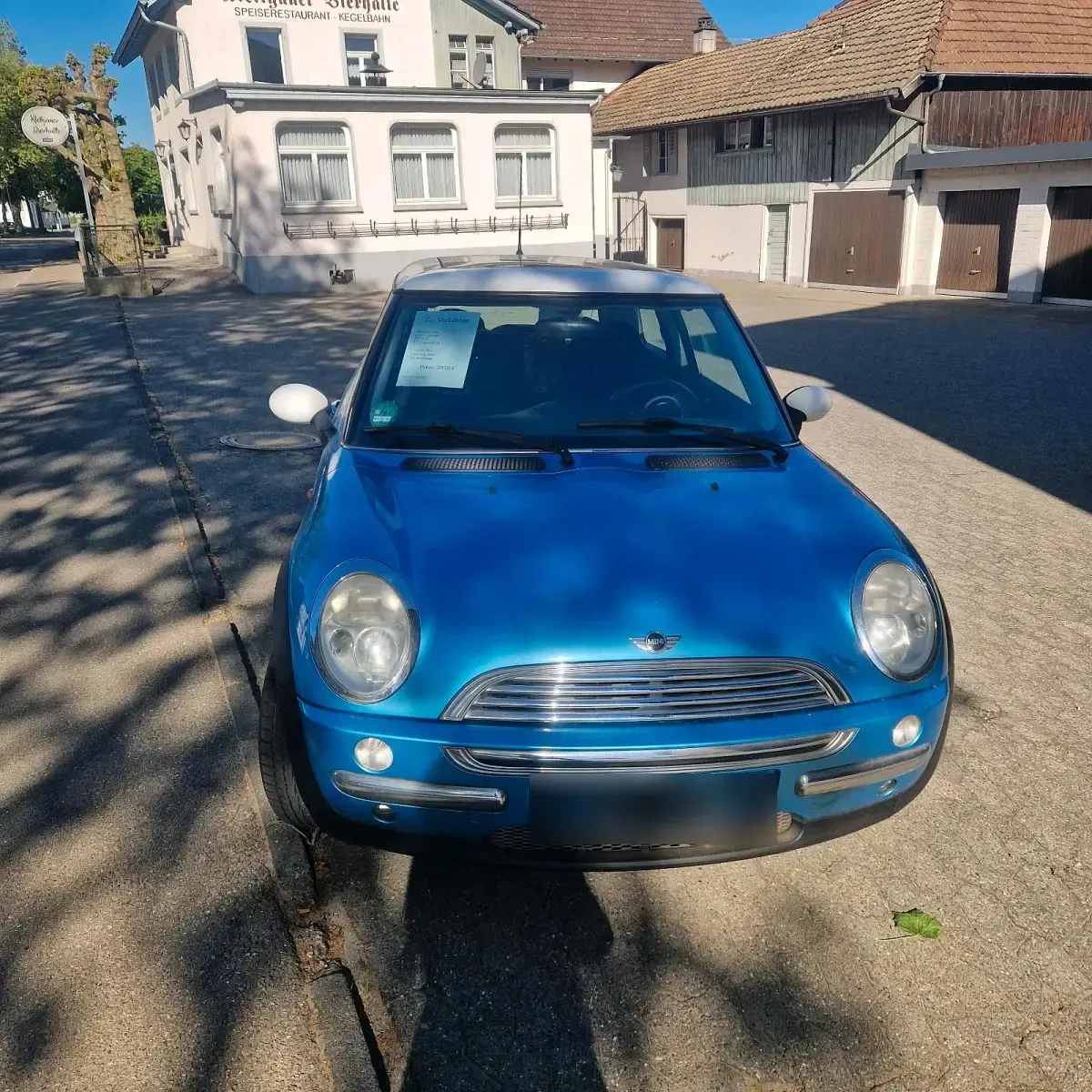 Usata Mini Cooper 118 CV (86 kW) 2004 Blu Utilitaria