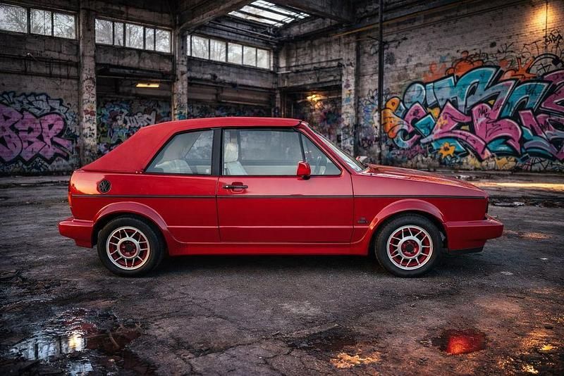 Gebraucht VW Golf Cabriolet 95 PS (69 kW) 1989 Rot Cabrio