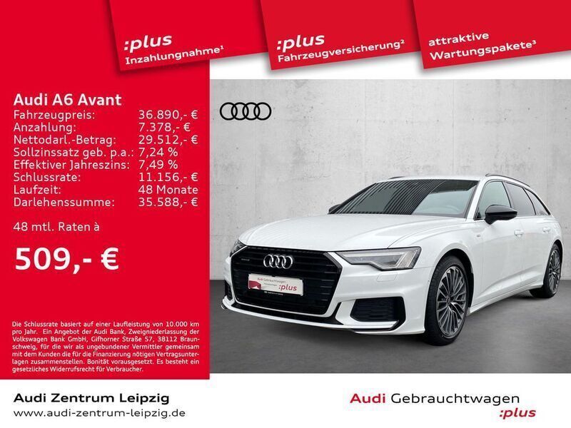 Weiß Gebraucht 2021 Audi A6 Sport Kombi | 36.890 € (Superpreis) - Bild 1/3