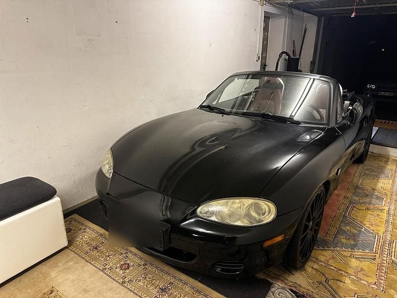 Gebraucht Mazda MX5 110 PS (80 kW) 2002 Schwarz Cabrio
