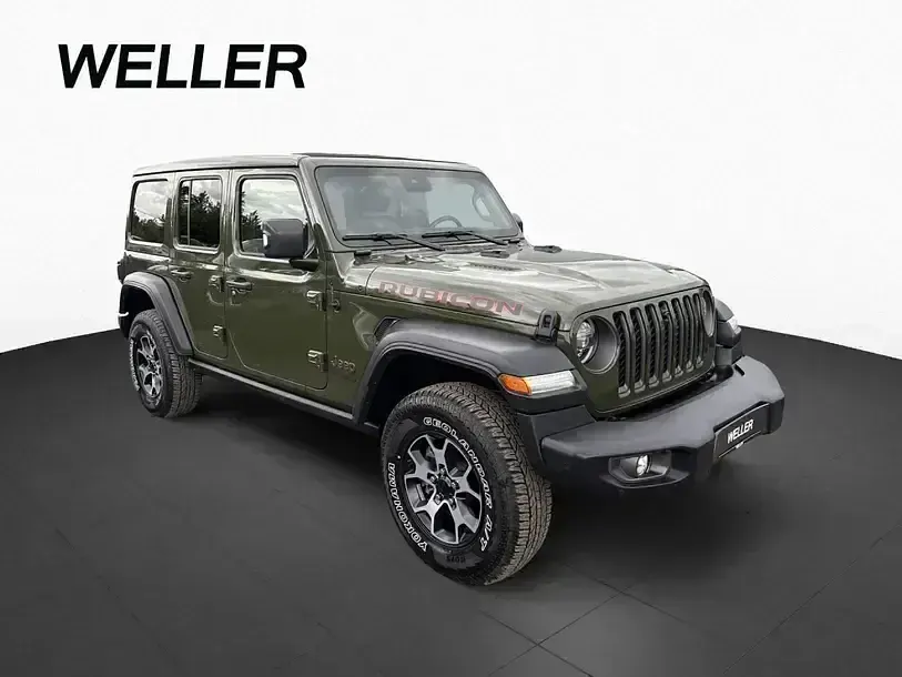 Gebraucht Jeep Wrangler Unlimited Rubicon 272 PS (200 kW) 2022 Grün SUV