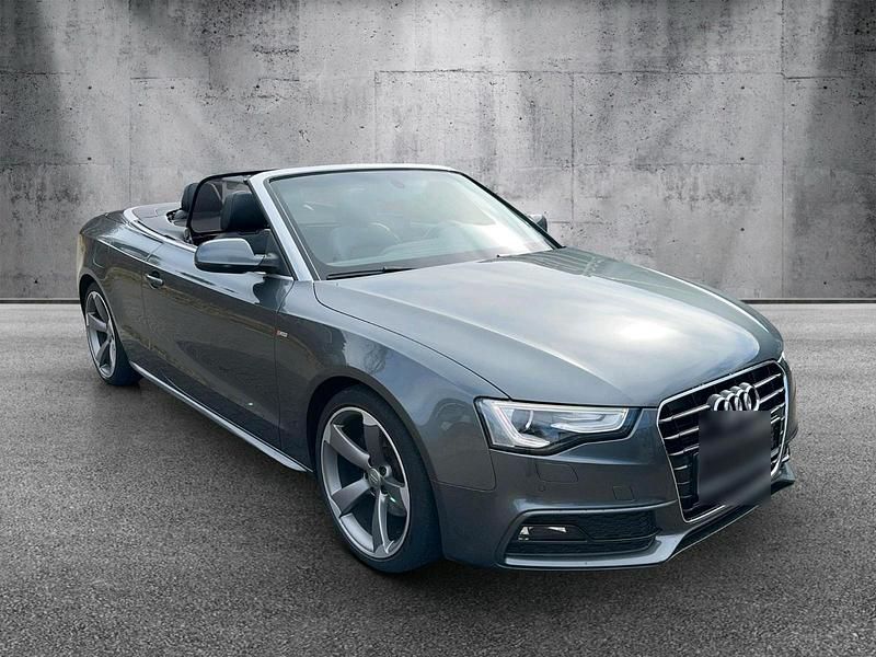 Grau Gebraucht 2015 Audi A5 Cabriolet S-Line Cabrio | 15.250 € (Fairer Preis) - Bild 1/4