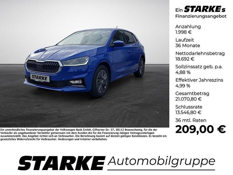 Energyblau Gebraucht 2024 Skoda Fabia Drive Kombi | 20.690 € (Fairer Preis) - Bild 1/4