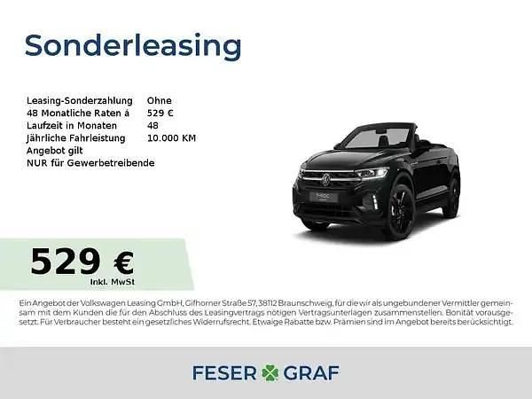 Deep black perleffekt / schwarz Neu 2025 VW T-Roc Cabriolet Cabrio | 43.790 € (Fairer Preis) - Bild 1/4