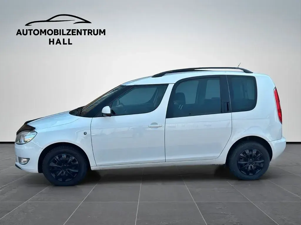 Gebraucht Skoda Roomster Plus Edition 86 PS (63 kW) 2013 Weiß Van / Kleinbus