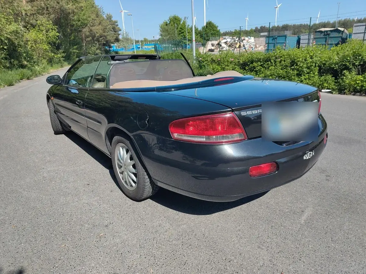 Gebraucht Chrysler Sebring Cabriolet 141 PS (103 kW) 2003 Schwarz Cabrio