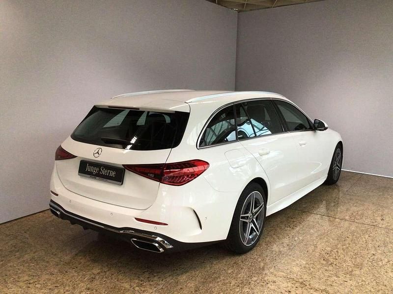 Gebraucht Mercedes C200 Advanced Plus 204 PS (150 kW) 2025 Unilack polarweiß Kombi