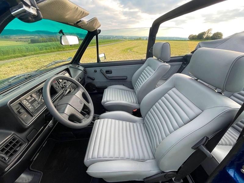 Blau Gebraucht 1989 VW Golf Cabriolet Cabrio | 12.990 € - Bild 1/4