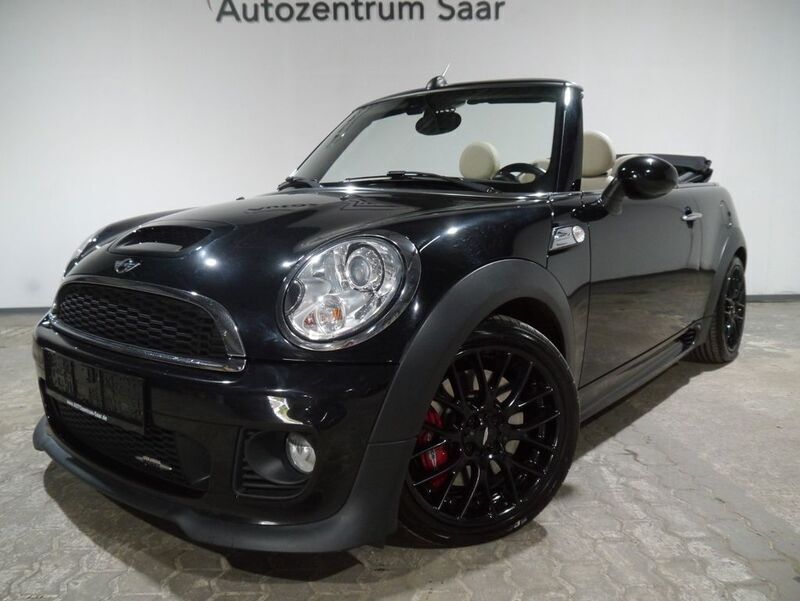 Schwarz Gebraucht 2013 Mini John Cooper Works Cabriolet Cabrio | 11.980 € (Fairer Preis) - Bild 1/4