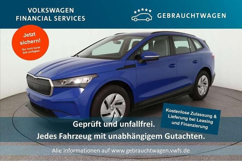 Energyblau Gebraucht 2023 Skoda Enyaq iV SUV | 21.980 € (Superpreis) - Bild 1/4