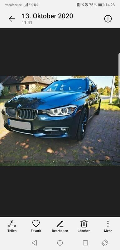 Grau Gebraucht 2014 BMW 325 Kombi | 10.250 € (Fairer Preis) - Bild 1/4