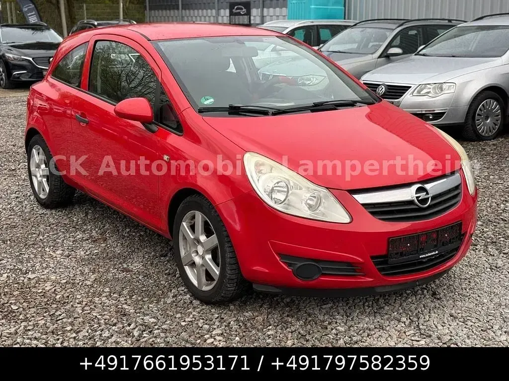 Usado Opel Corsa Selection 80 HP (58 kW) 2009 Vermelho Citadino