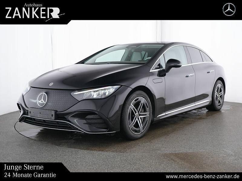 Lack obsidianschwarz Gebraucht 2024 Mercedes EQE300 Advanced Limousine | 47.900 € - Bild 1/4