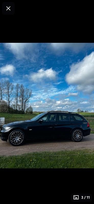 Gebraucht BMW 320 177 PS (130 kW) 2008 Schwarz Kombi
