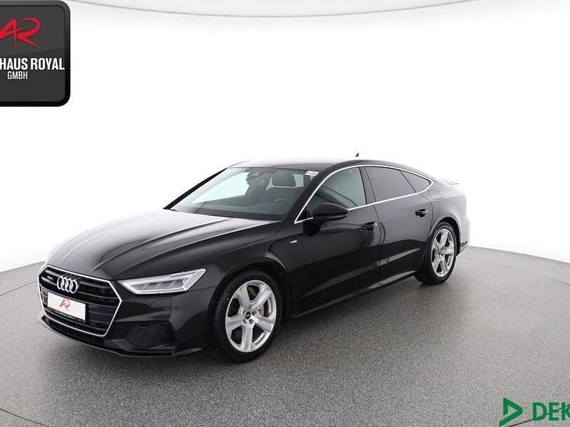 Schwarz Gebraucht 2021 Audi A7 Comfort Kleinwagen | 39.880 € (Guter Preis) - Bild 1/4