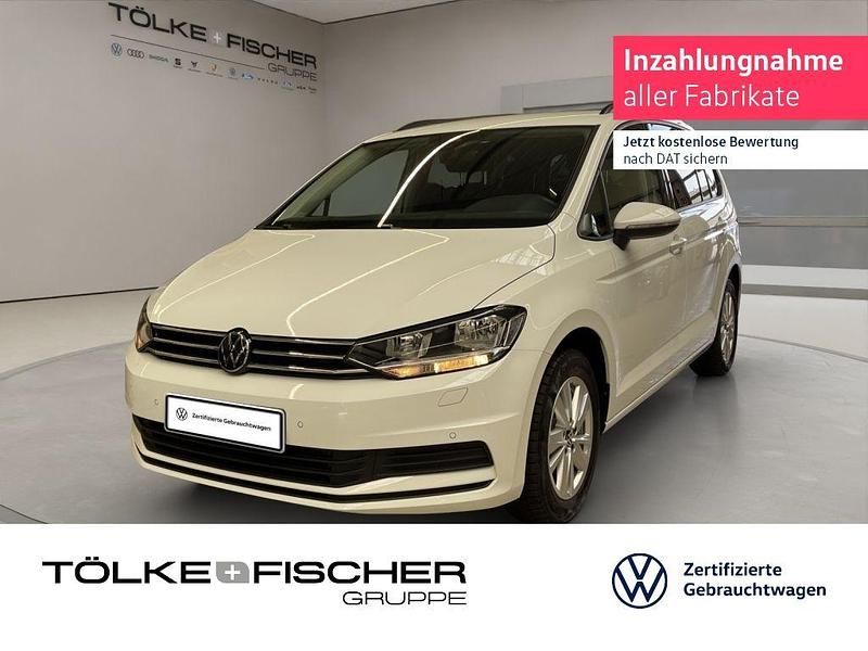 Weiß Gebraucht 2024 VW Touran Comfortline Van / Kleinbus | 28.759 € (Superpreis) - Bild 1/4