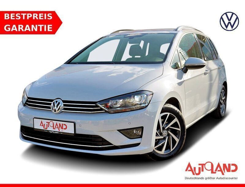 Weiß Gebraucht 2018 VW Golf Sportsvan Sound Van / Kleinbus | 19.950 € (Teuer) - Bild 1/4