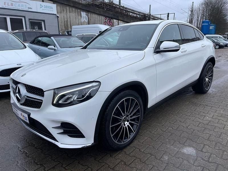 Gebraucht Mercedes GLC250 AMG line 211 PS (155 kW) 2017 Weiß Coupé