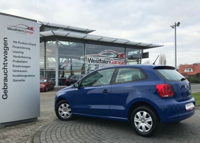 Gebraucht VW Polo Trendline 60 PS (44 kW) 2013 Meerblau Kleinwagen