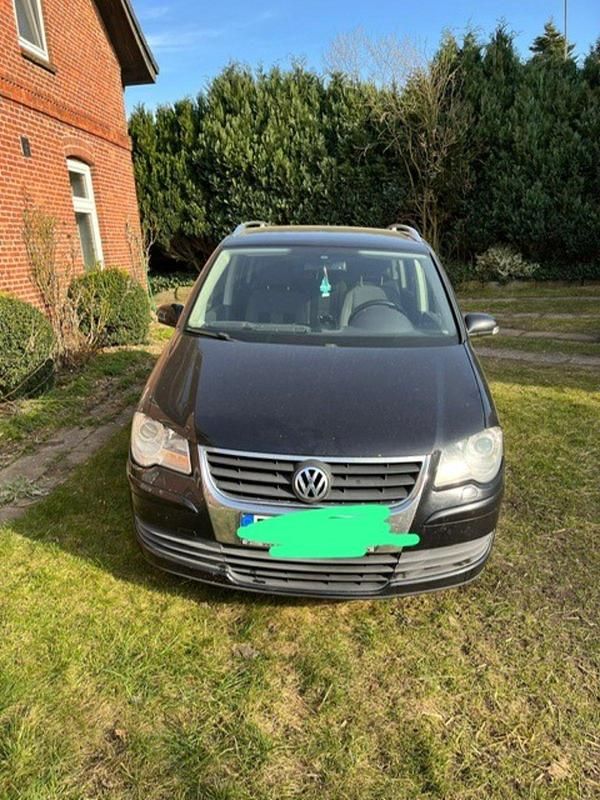Gebraucht VW Touran 105 PS (77 kW) 2008 Schwarz Van / Kleinbus
