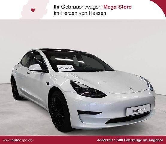 Pearl white multicoat Gebraucht 2021 Tesla Model 3 Standard Range Plus Limousine | 22.290 € (Guter Preis) - Bild 1/4