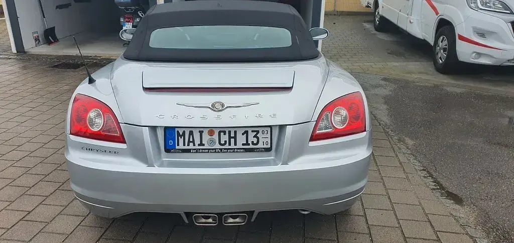 Second-hand Chrysler Crossfire 218 CP (160 kW) 2008 Argintiu Cabrio