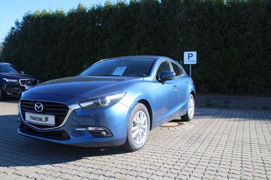 Gebraucht Mazda 3 120 PS (88 kW) 2018 Blau metallic Limousine