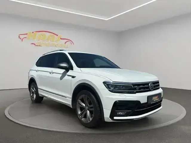 Gebraucht VW Tiguan Allspace Highline 180 PS (132 kW) 2018 Weiß SUV