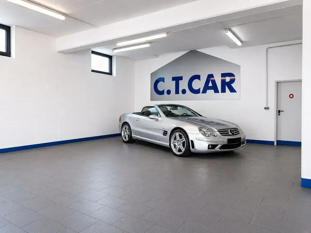 Gebraucht Mercedes SL55 AMG AMG 500 PS (367 kW) 2004 Silber Cabrio