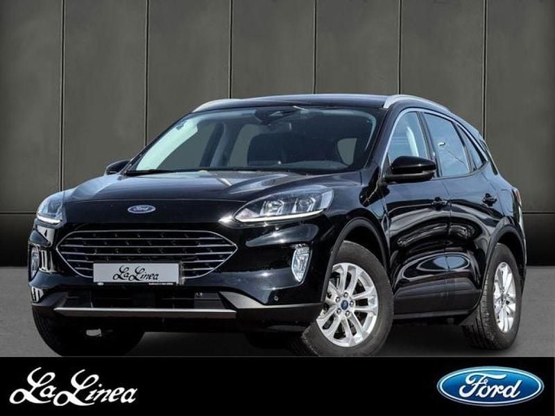 Obsidianschwarz metallic (metallic) Gebraucht 2021 Ford Kuga Titanium SUV | 23.990 € (Fairer Preis) - Bild 1/3
