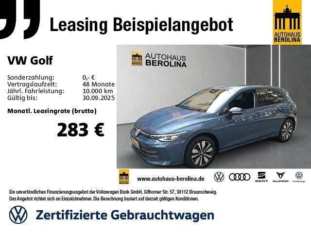 Blau Gebraucht 2024 VW Golf VIII Goal Limousine | 28.222 € (Superpreis) - Bild 1/4