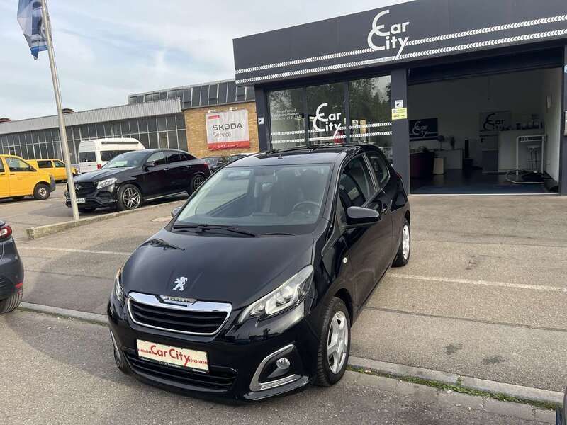 Metallicschwarze Gebraucht 2015 Peugeot 108 Allure Kleinwagen | 5.499 € (Fairer Preis) - Bild 1/4