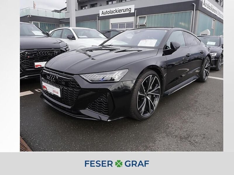 Mythosschwarz metallic Gebraucht 2023 Audi RS7 Sportback Ambiente Kleinwagen | 104.840 € - Bild 1/4