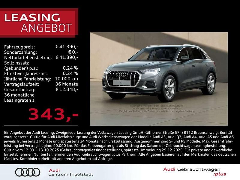 Chronosgrau metallic Gebraucht 2025 Audi Q3 Advanced SUV | 41.390 € (Fairer Preis) - Bild 1/3