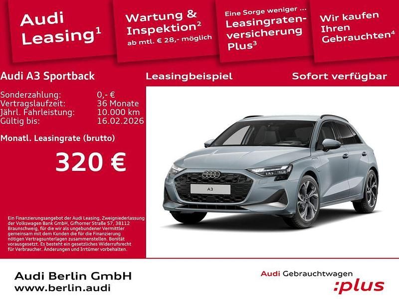 Gebraucht 2025 Audi A3 Sportback e-tron Advanced Kleinwagen | 59.895 € - Bild 1/1