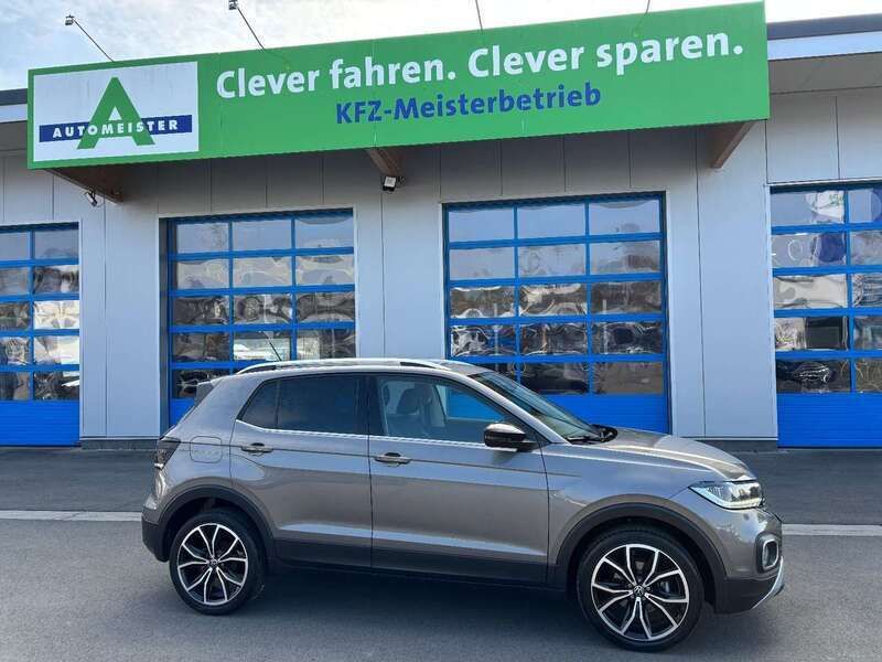 Limestone grey metallic Gebraucht 2021 VW T-Cross Style SUV | 22.750 € (Fairer Preis) - Bild 1/4