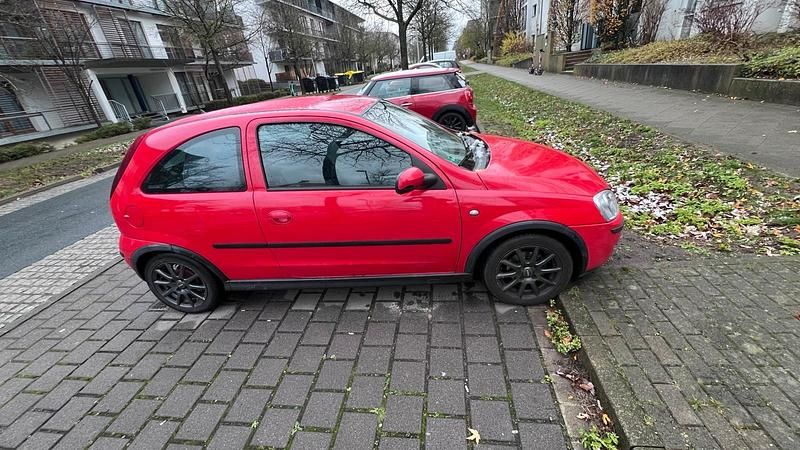 Rot Gebraucht 2004 Opel Corsa Kleinwagen | 400 € (Superpreis) - Bild 1/4