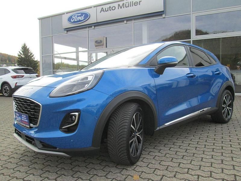 Blau Gebraucht 2022 Ford Puma Gen-E Titanium X SUV | 19.800 € (Guter Preis) - Bild 1/4