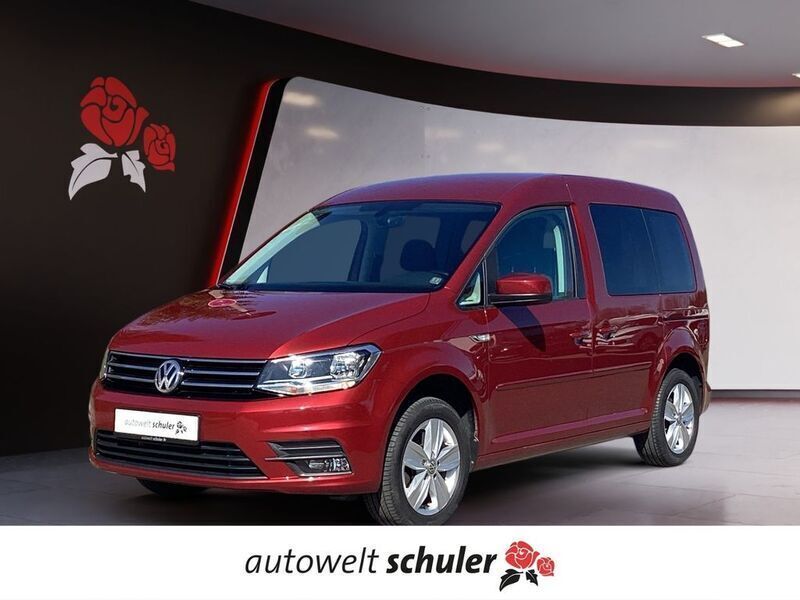 Gebraucht VW Caddy Comfortline 125 PS (91 kW) 2016 Fortanarot metallic Van / Kleinbus