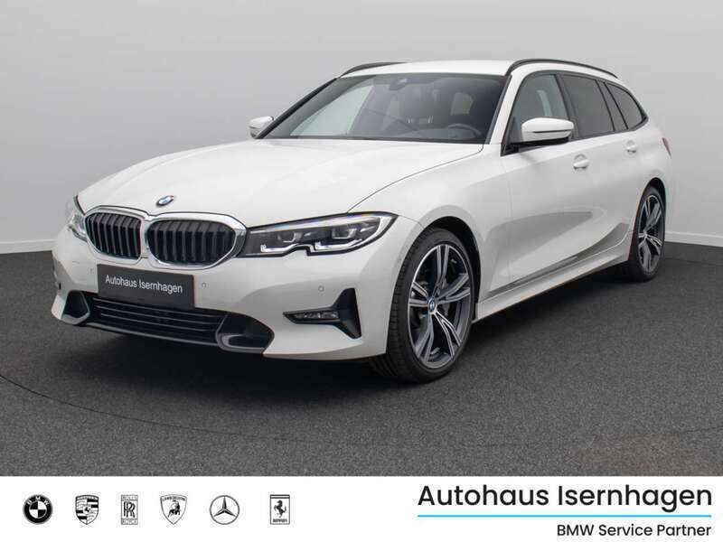 Alpinweiss uni300schwarz Gebraucht 2022 BMW 330 Sport Line Limousine | 35.999 € (Guter Preis) - Bild 1/4