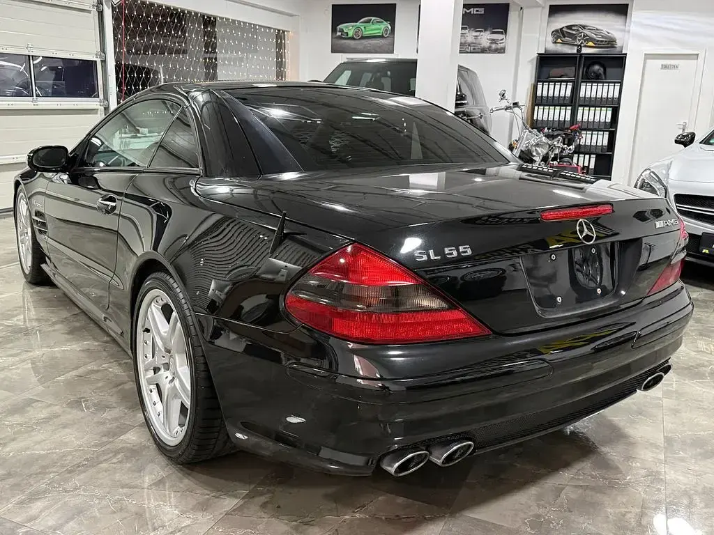 Gebraucht Mercedes SL350 AMG 245 PS (180 kW) 2003 Schwarz Cabrio