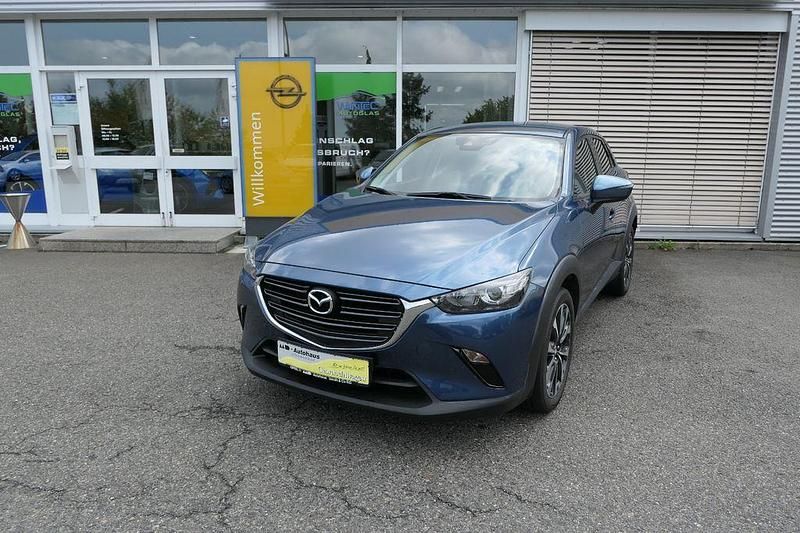 Blau Gebraucht 2018 Mazda CX-3 Signature SUV | 14.890 € (Fairer Preis) - Bild 1/4
