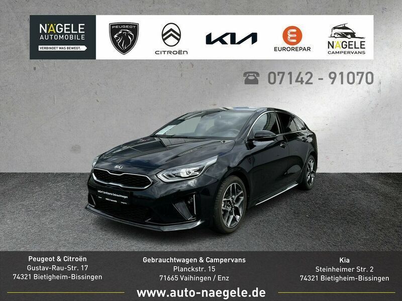 Black metallic Gebraucht 2021 Kia ProCeed GT-Line Kleinwagen | 21.800 € (Guter Preis) - Bild 1/3