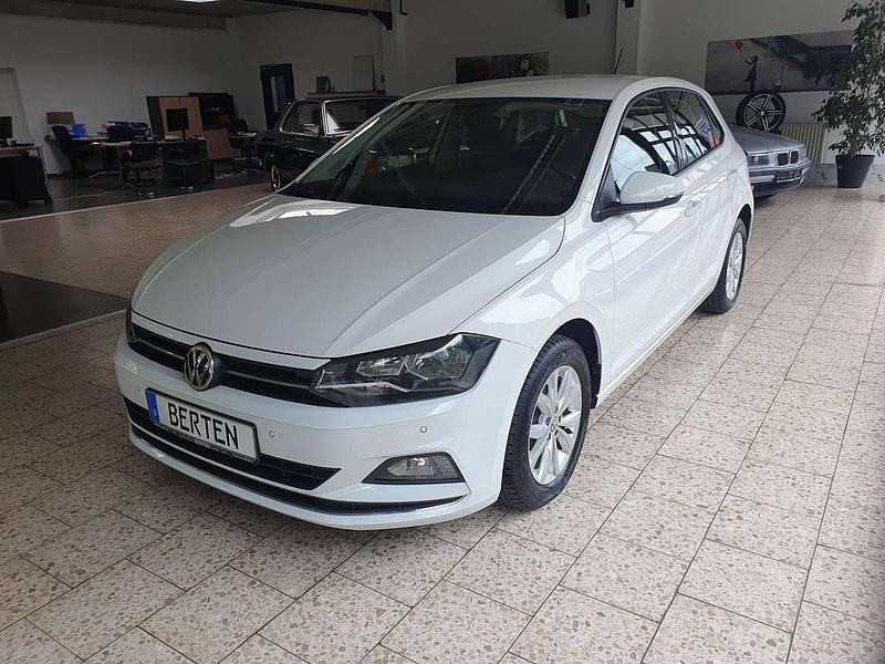 Pure white Gebraucht 2019 VW Polo Highline Kleinwagen | 12.890 € (Fairer Preis) - Bild 1/4