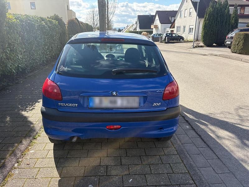 Gebraucht Peugeot 206 75 PS (55 kW) 2003 Blau Kleinwagen
